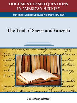 cover image of The Trial of Sacco and Vanzetti